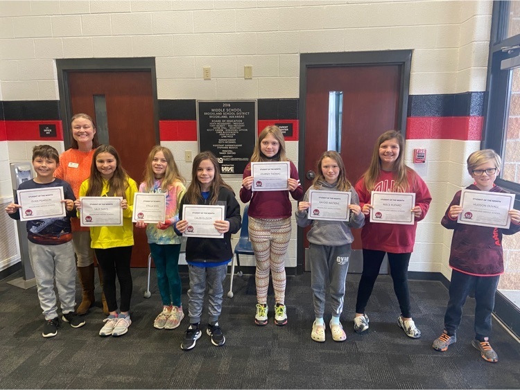 4th grade students of the month