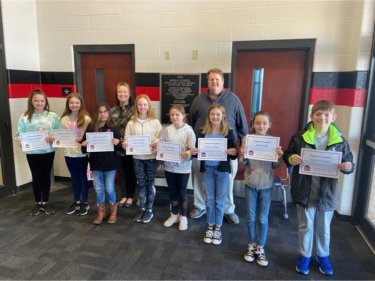 5th Grade Students of the Month