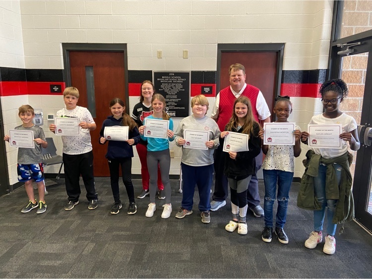 4th grade students of the month