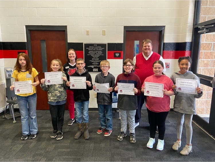 5th Grade March Students of the Month