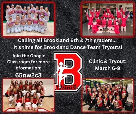 brookland dance team tryouts